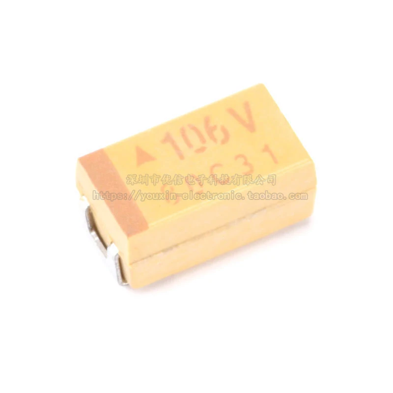 50Pieces/CASE-C-6032 SMD Tantalum Capacitor Type C 35V 10UF ±10% Code (106V) Passive Component TAJC106K035RNJ