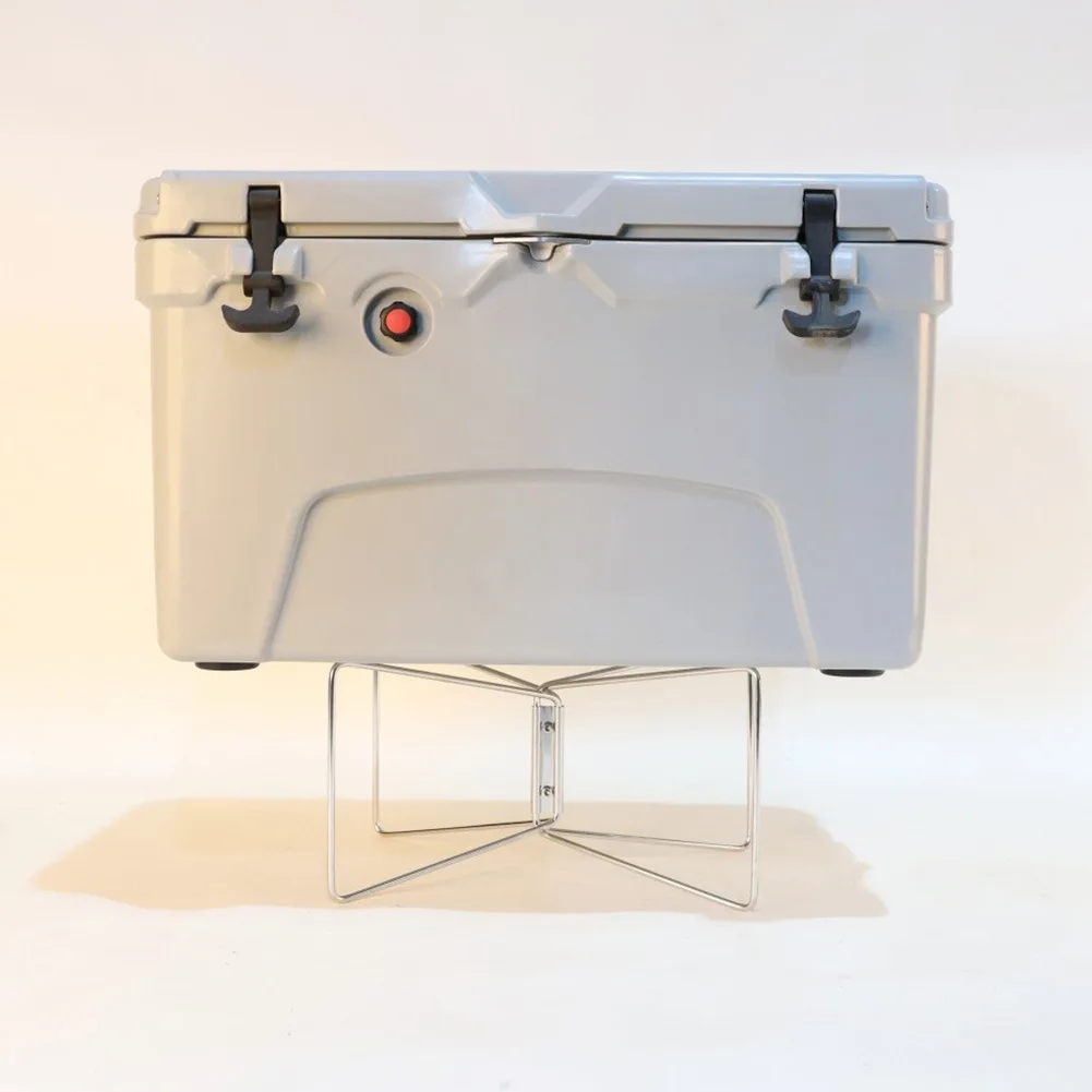 قاعدة مسطحة قابلة للطي لمدة 3 ثوانٍ |   حامل تخزين من الفولاذ المقاوم للصدأ |   للعتاد والطعام في الهواء الطلق