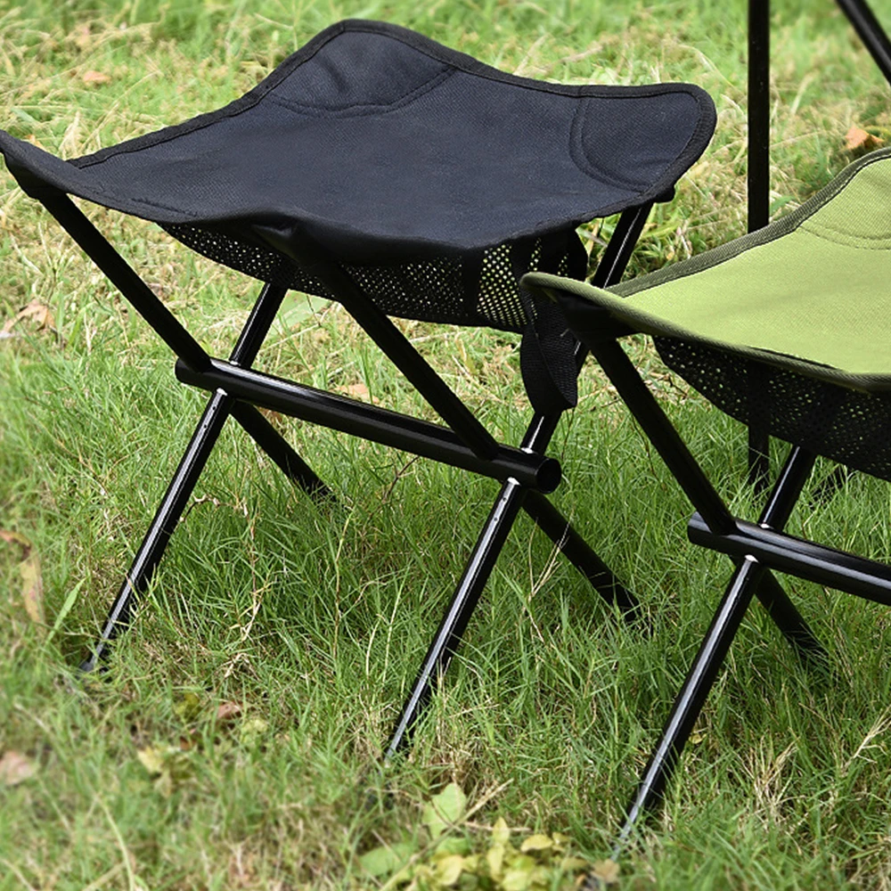 Hocker Klappstuhl Outdoor Camping Wanderausrüstung Fußstütze Campstol Fishing Camp Lightweight