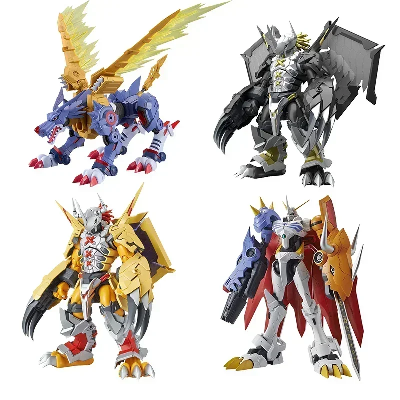 Bandai Original Anime Digimon Adventure War Greymon Garurumon Dukemon Action Figure Spielzeug Sammeln Modell Geschenke für Kinder