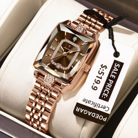 POEDAGAR Top Elegant Women Wristwatch Waterproof Date Ladies Watch Stainless Steel Rectangle Quartz Women's Watches Female 2025
