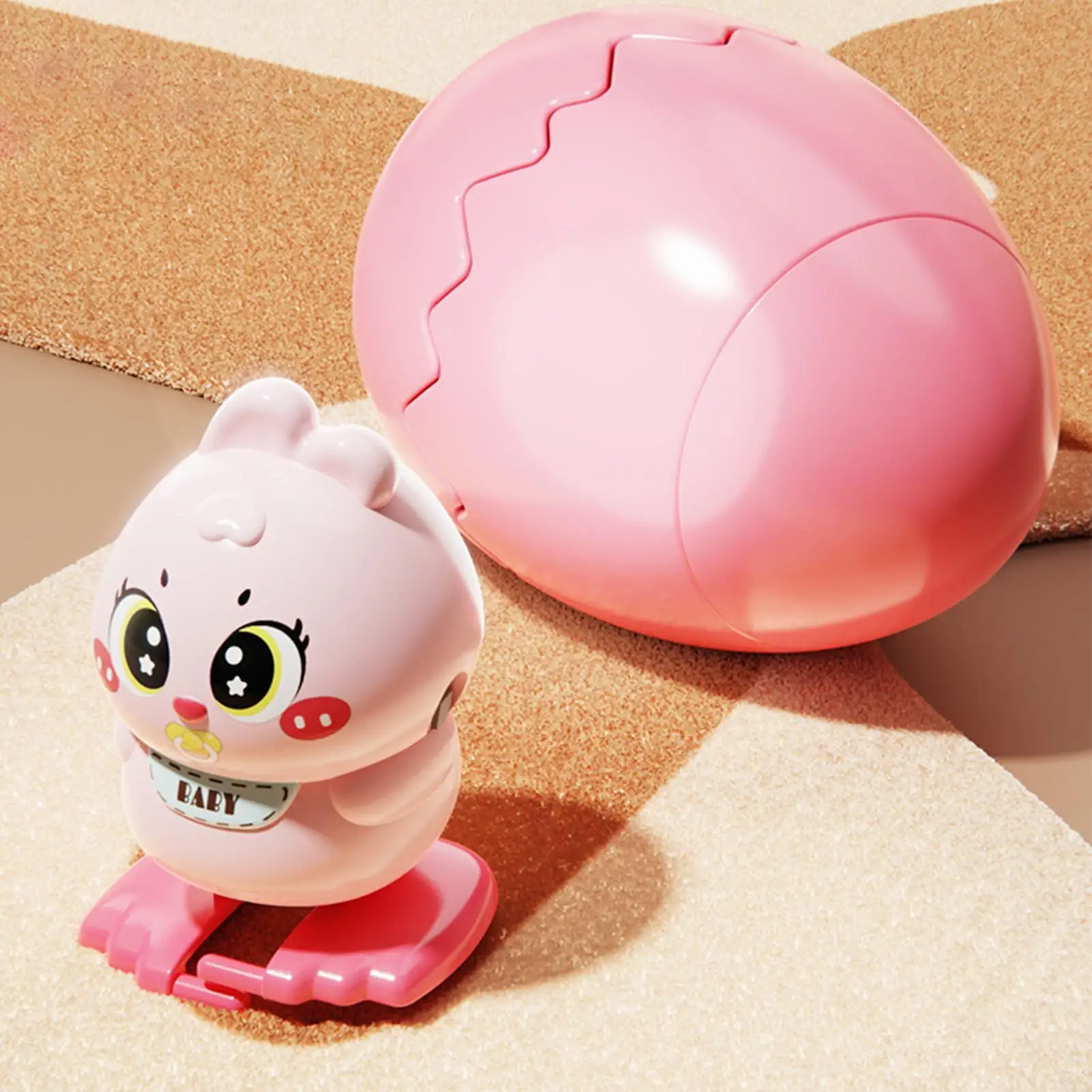 時計仕掛けのおもちゃ かわいい歩く跳ねる孵化する動物のおもちゃ 子供用 男の子 女の子 プレイ クリスマス 誕生日 イースター パーティーの記念品 教室用