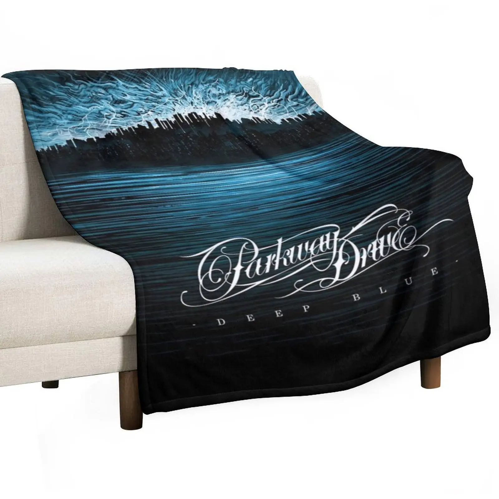 

Parkway Drive deep blue Throw Blanket halloween wednesday Luxury Designers Blankets