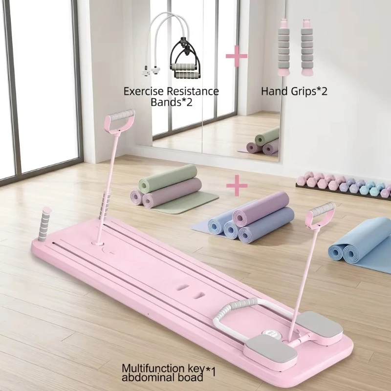 Multifunctional Adjustable Folding Abs Plate Pilates Reformer Mini Home Core Training Bed for Body Abdominal Workouts
