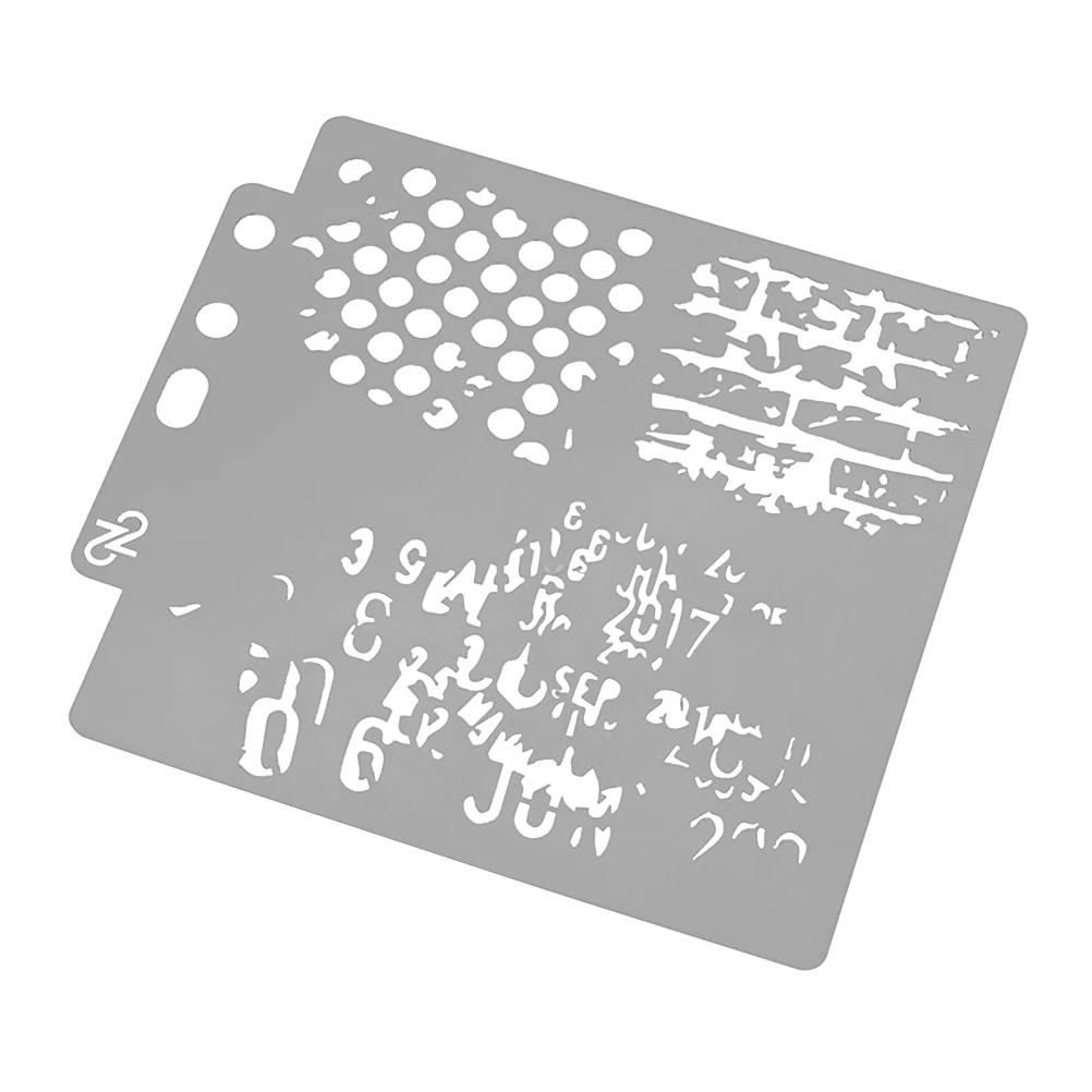 

Reusable Drawing Stencils Craft Supplies Hollow Out Design Template Marker Ruler for Scrapbooking Gift Making School