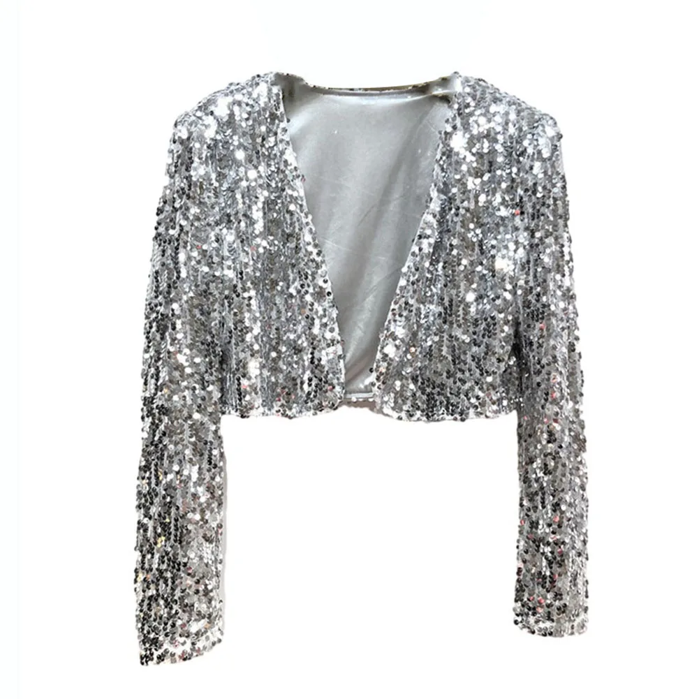 Cardigan da donna Top da donna Coprispalle quotidiano Top corto Tinta unita Elegante giacca cardigan aperta non elasticizzata in poliestere