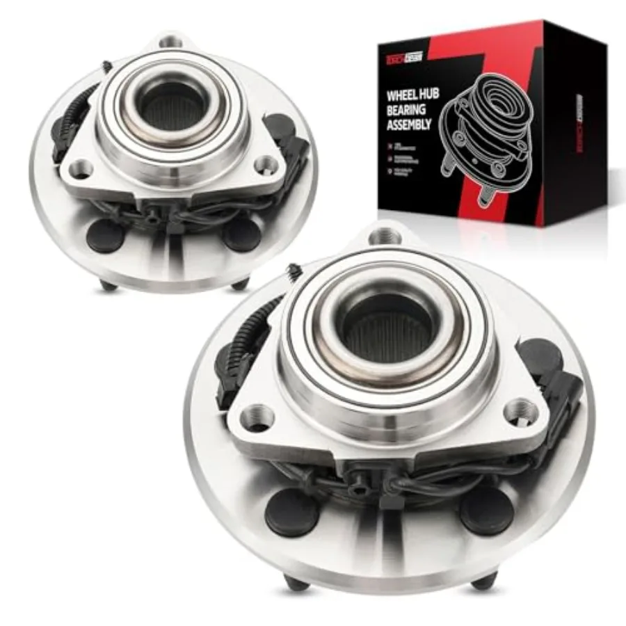

Pair 515151 Front Wheel Hub Bearing Assembly for 2012-2018 Ram 1500, 2019-2022 Ram 1500 Classic Wheel Bearing 5 Lugs W/ABS