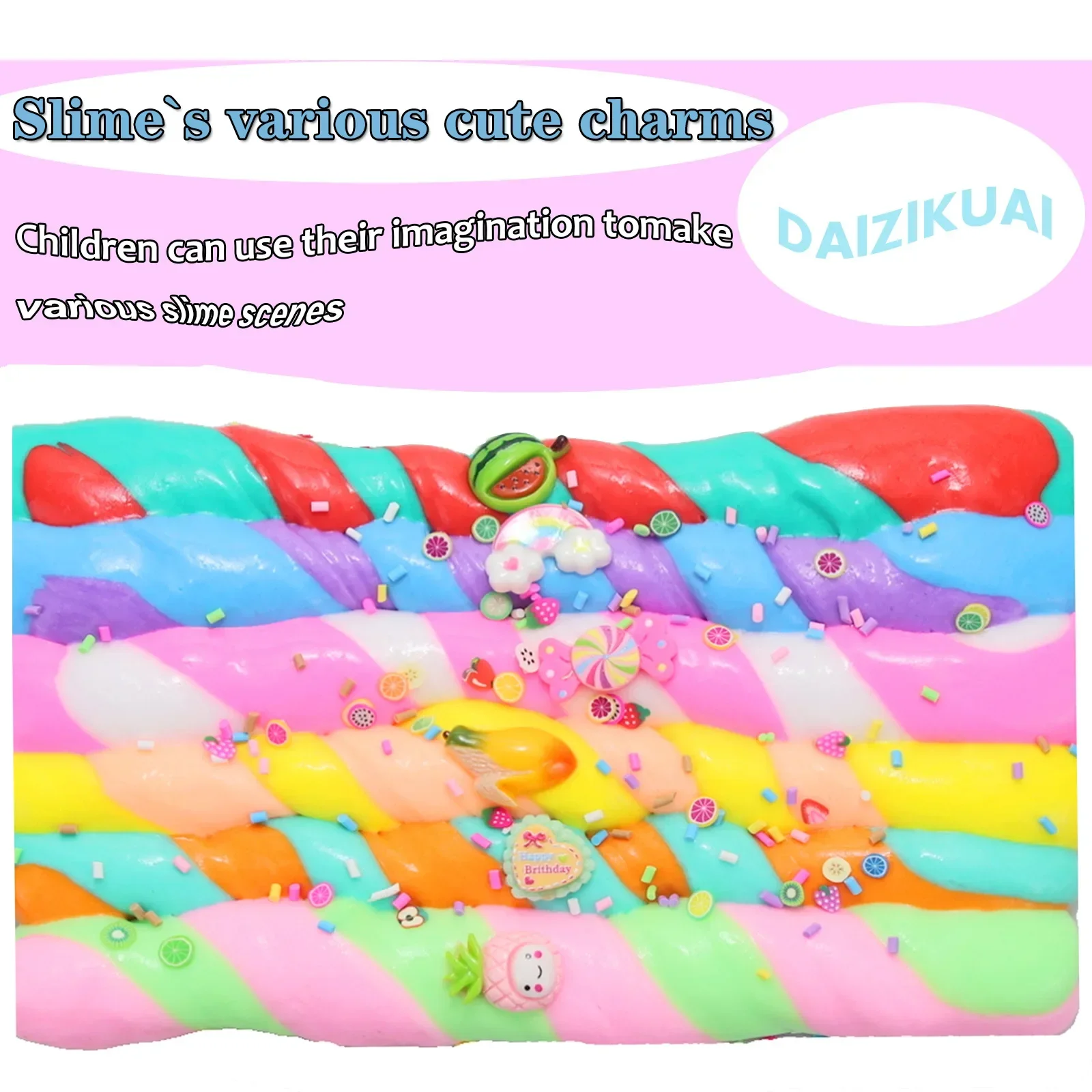 Kit de limo esponjoso para niños, barro de Color, mantequilla, plastilina, bambú, juguetes para niños, juego de barro de algodón a juego, 6 piezas,