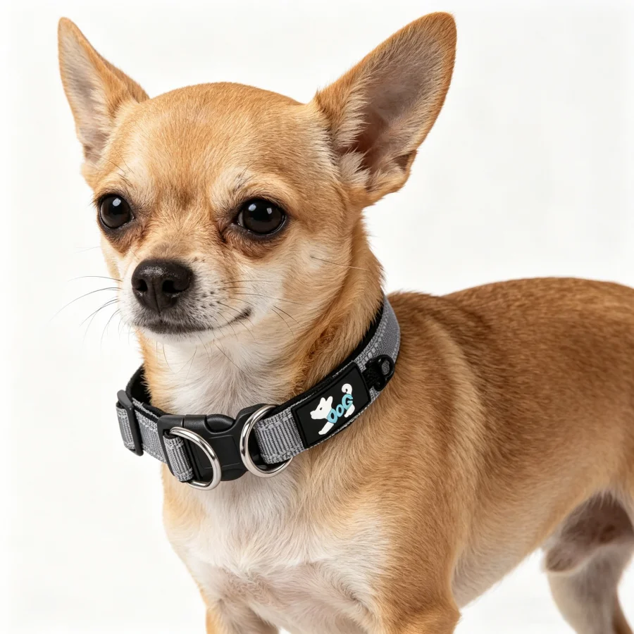 Reflektierendes Hundegeschirr für Mittelgroße bis Kleine Hunde Komfortables Innenfutter Doppel-D-Ring Zugkraftverteilung Hundeleine – Detail 3