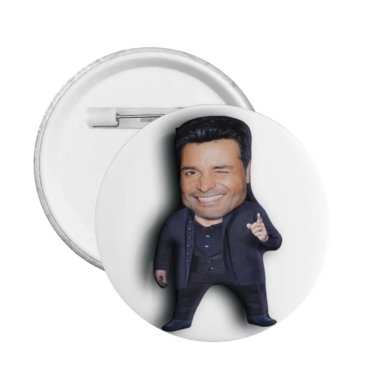 Chayanne Chiquito Meme przycisk typu Soft przypinka niestandardowa piosenkarka modna Pinback odznaki broszki prezent dla przyjaciół