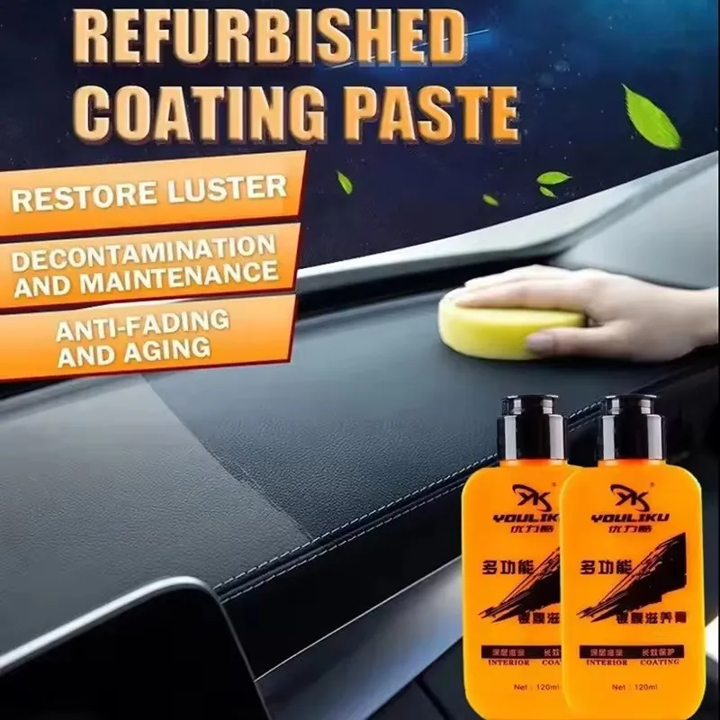 120ML Car Leather Care Repair Cream Automotive Interior Auto & Leather Renovated Coating Maintenance Agent Leather Refurbishing