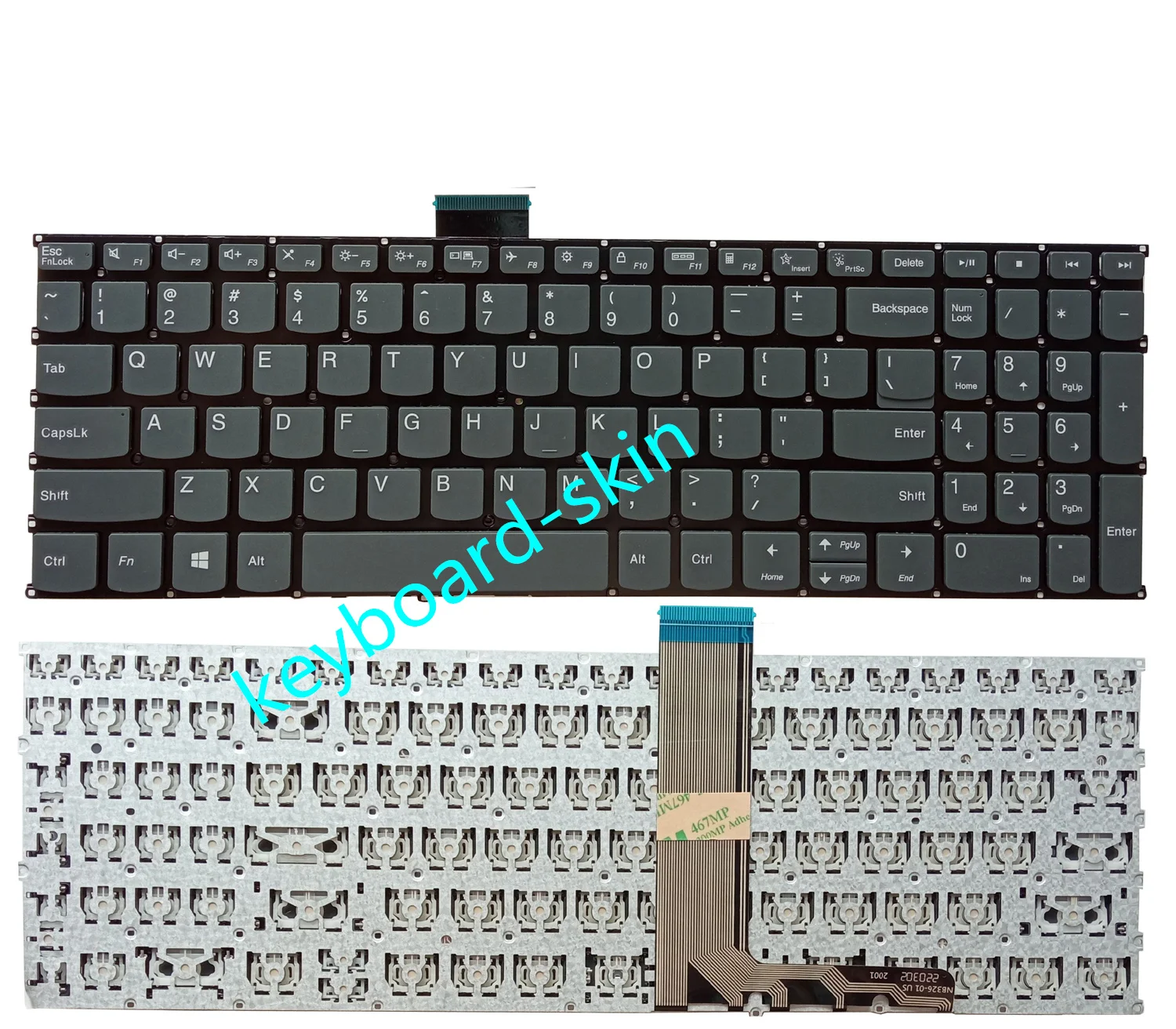 US Backlit /no backlit Keyboard For Lenovo Slim 3 15ABR8 15AMN8 15IAH8 15IAN8 15IRH8 15IRU8 ,Slim 3 16ABR8 16IAH8 16IRH8 16IRU8