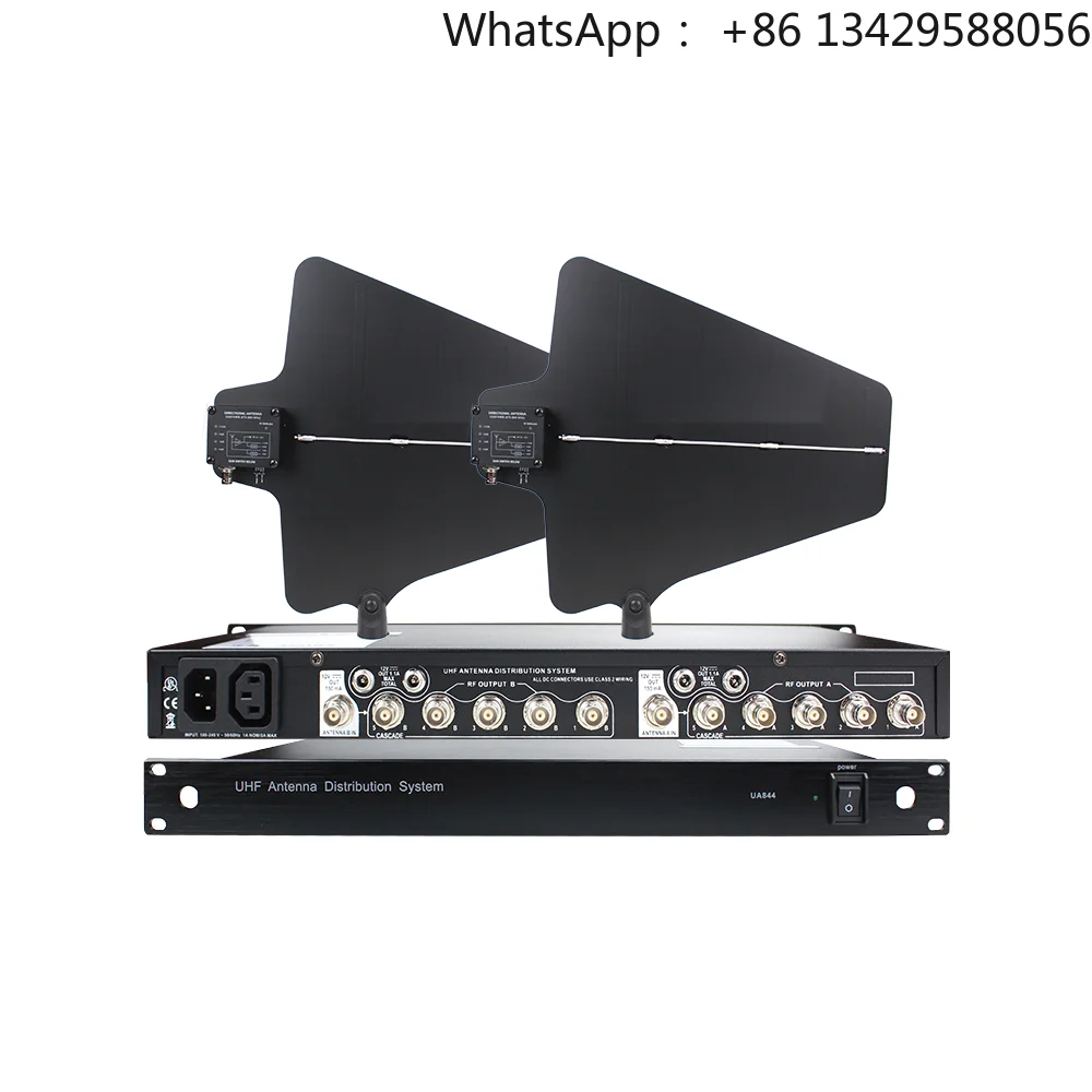 UA844 Antenna Distribution System Signal Amplifier Splitter 5 Channel Combiner UHF Antenna Power Distribution 500-950 MHz