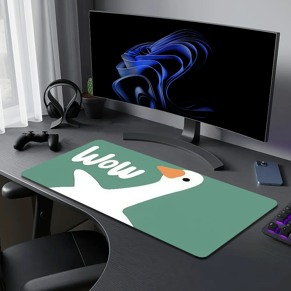 Cartoon D-Doubts Duck Mouse Pad Large Desk Mat Keyboard Ergonomic Office Rubber Game PC Non-slip Anti-fray Home Custom Best Pric
