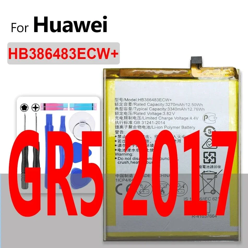 بطارية لهواوي يصعد P8 ، P9 ، P10 ، P20 ، P30 Pro ، نوفا لايت بلس ، هونور 8 ، 9 ، 9i ، 5C ، 7C ، 7A ، 7S ، 7X ، Y6 II ، GR3 ، GR5 ، HB366481ECW