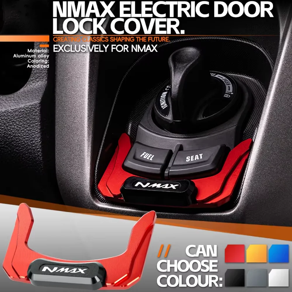 

For YAMAHA NMAX155 N-MAX155 125 160 NMAX125 NMAX155 2020 2021 2022 2023Ignition Key Switch Lock Cover Cap Motorcycle Accessories