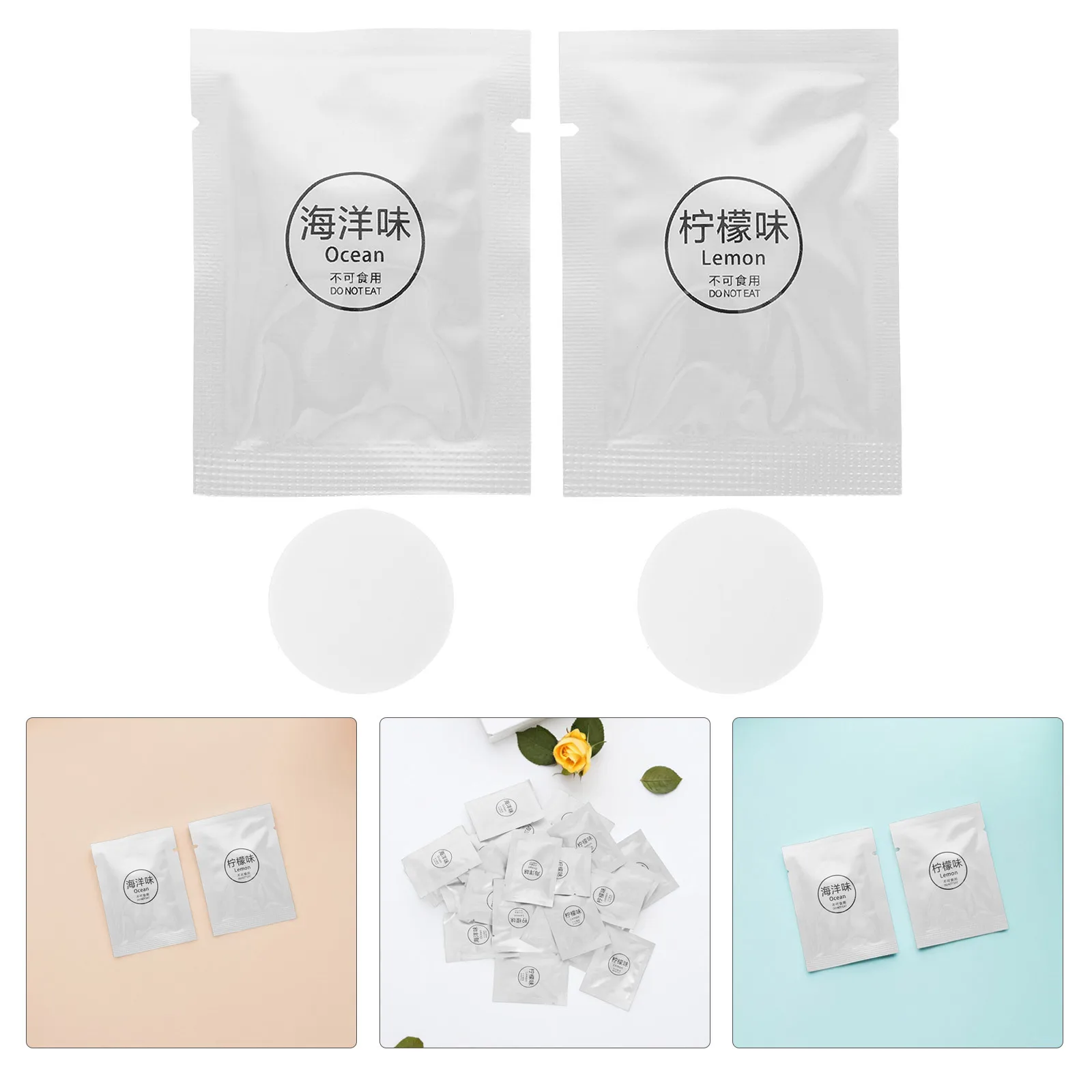 

24pcs Car Fragrance Tablets Car Air Vent Clip Refill Pads Universal Fit For Auto Interior Freshener Long Lasting Solid