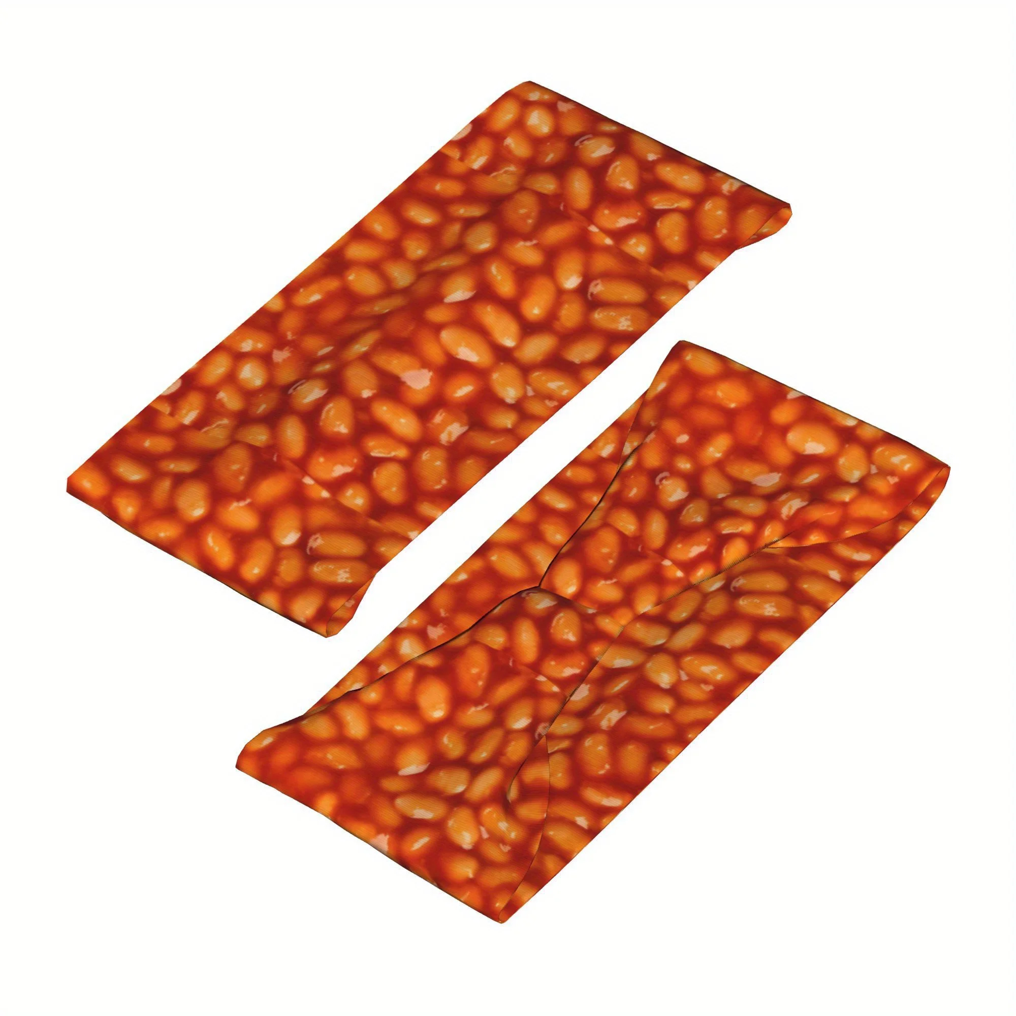 

Baked Beans Tasty Mouth Watering Baked Beans Cool Food Sports headband hygroscopic exercise Hair Accessory