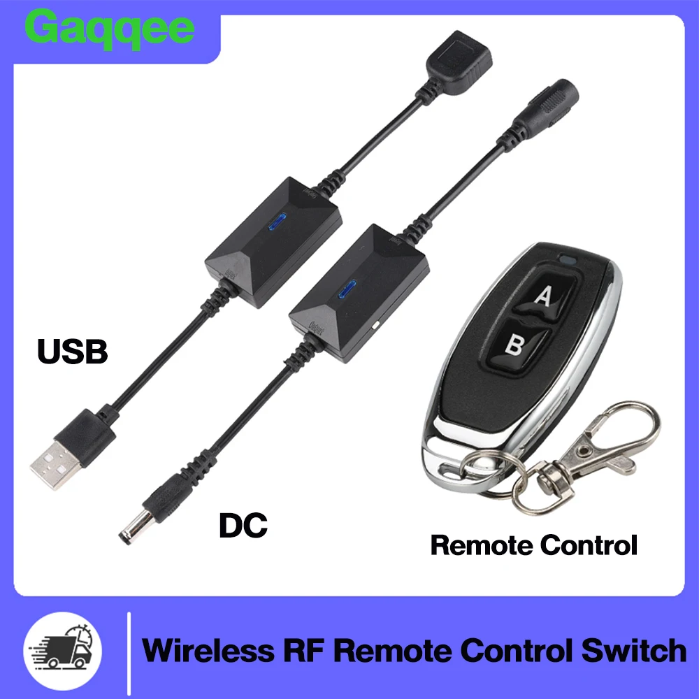 

433MHz Wireless RF Remote Control Switch USB DC Small Night Light Fan LED Dimming Driver Module Remote Control Switch Module