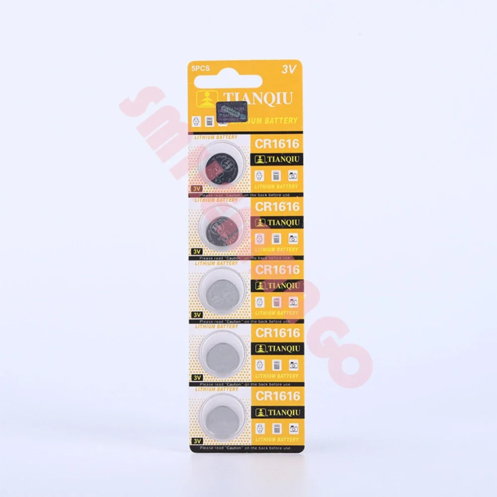 TIANQIU 5-50 قطعة 3 فولت 50 مللي أمبير CR1616 عملة خلايا بطارية CR 1616 DL1616 BR1616 5021LC LM1616 بطارية ليثيوم لمشاهدة التحكم عن بعد