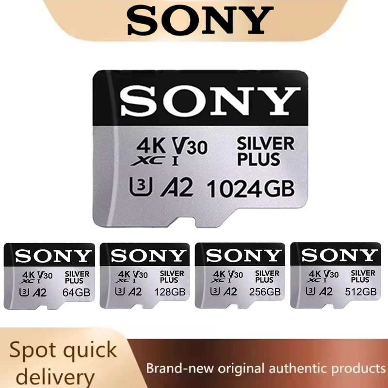 

Высокоскоростная карта памяти SD SONY 1 ТБ V30 A2 Mini 128 ГБ 256 ГБ 512 ГБ 64 ГБ Оригинальная карта памяти SD для телефона/компьютера/камеры