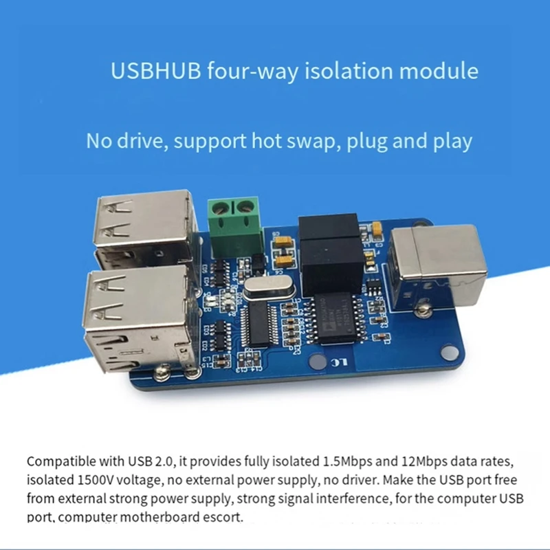 ADUM4160 isolatore di segnale Audio USB 1500V 1.5 Mbps 12 Mbps isolatore di potenza Audio segnale digitale