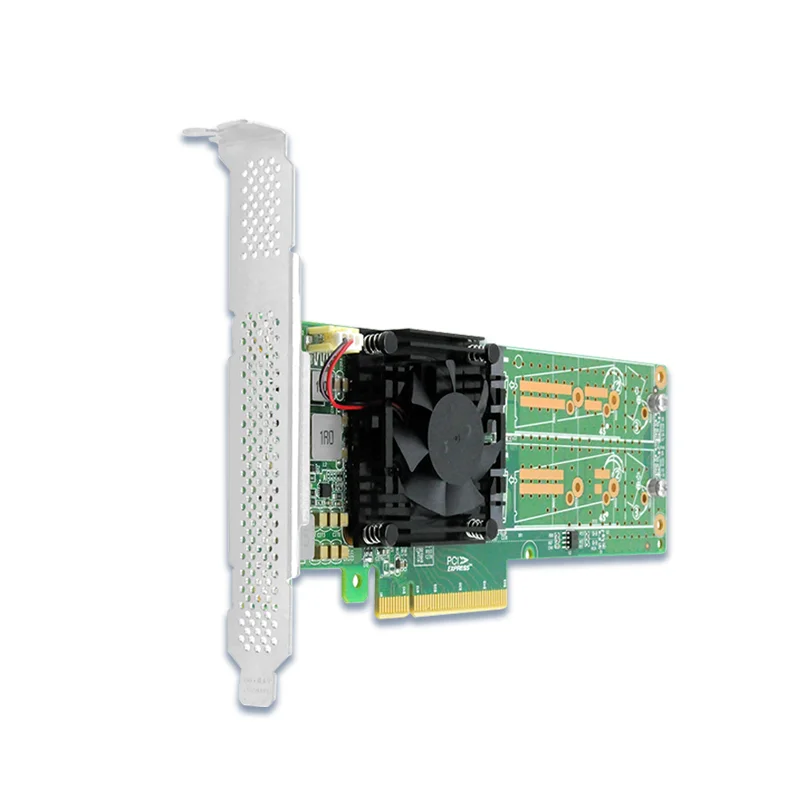 Imagem -04 - Cartão do Adaptador do Ssd do Pcie 30x8 ao Porto Nvme M.2 com Perfil Baixo Pe3822i