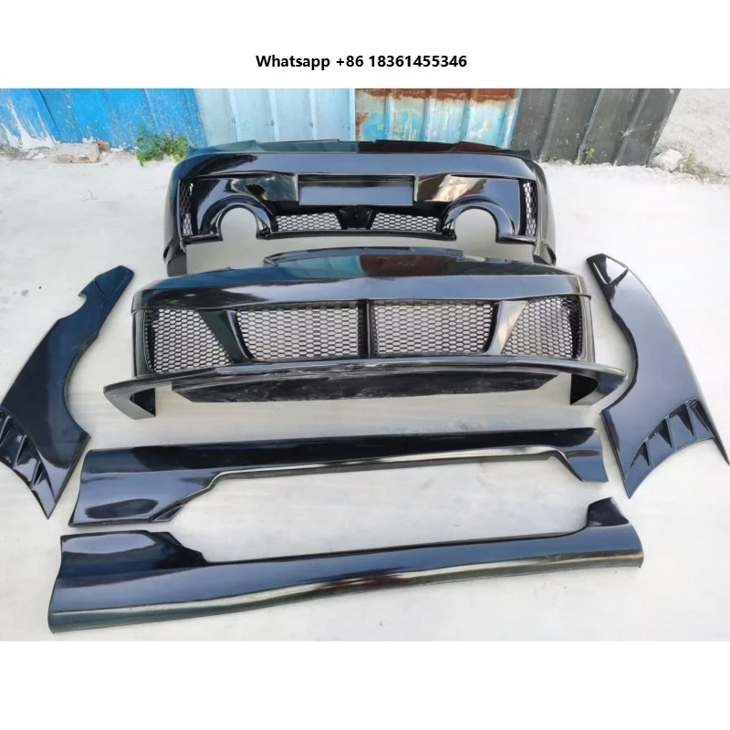Car Accessories Front Rear Bumper Side Skirts Rear Fender for 2003-2006 Convert New Style Car Body Kit Accessories