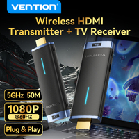 Vention Wireless HDMI Video Transmitter and Receiver Extender kit 5G 50m Adapter For PC Camera Laptop To Projector Monitor TV