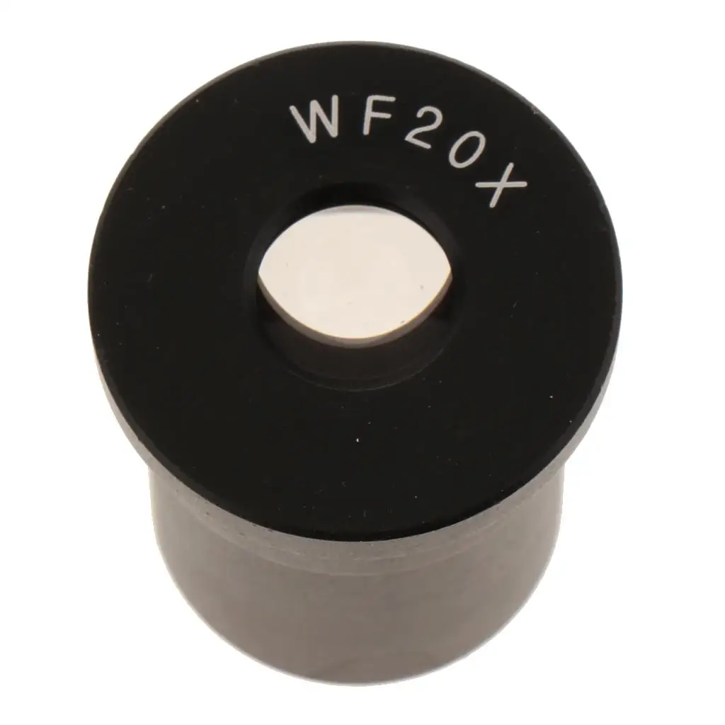 WF20X Widefield Eyepiece Metal Microscope Lens 23.2mm Tube Ocular for Biological Laboratory Accessories