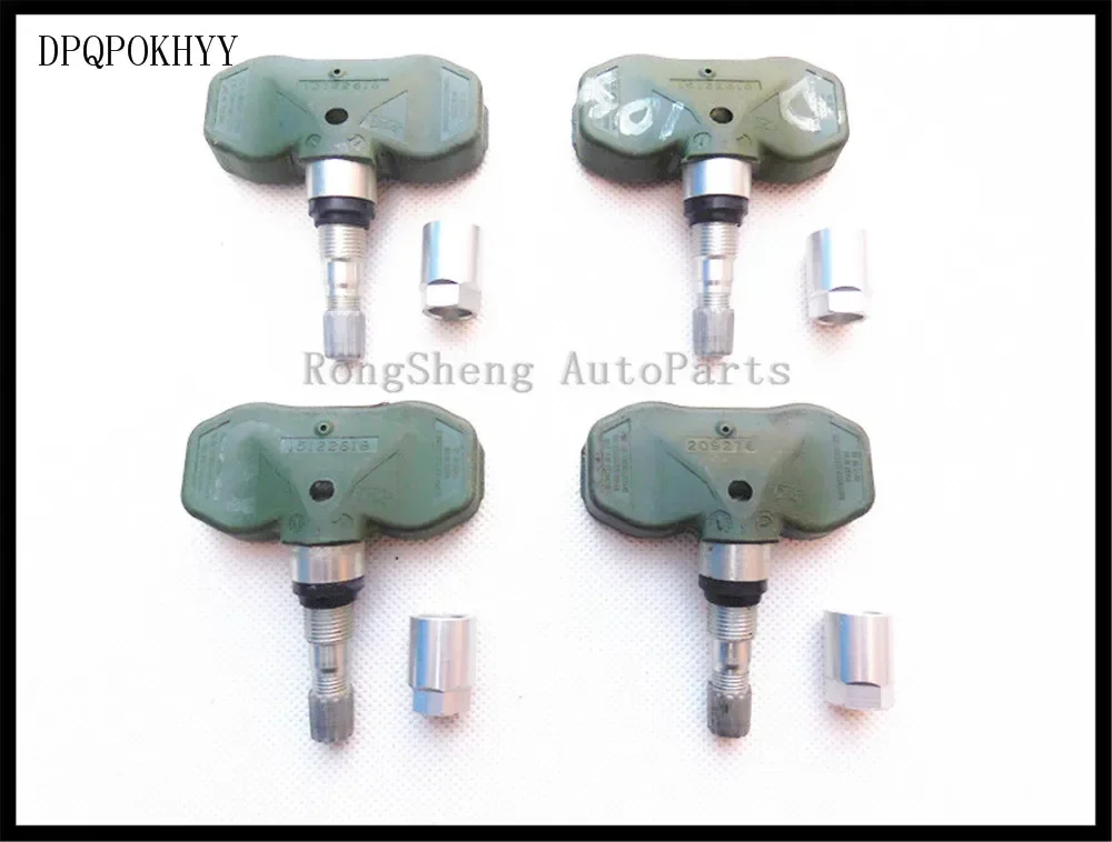 

Набор датчиков контроля давления в шинах DPQPOKHYY Set 4 15122618 TPMS, подходит для Chevrolet GMC Hummer