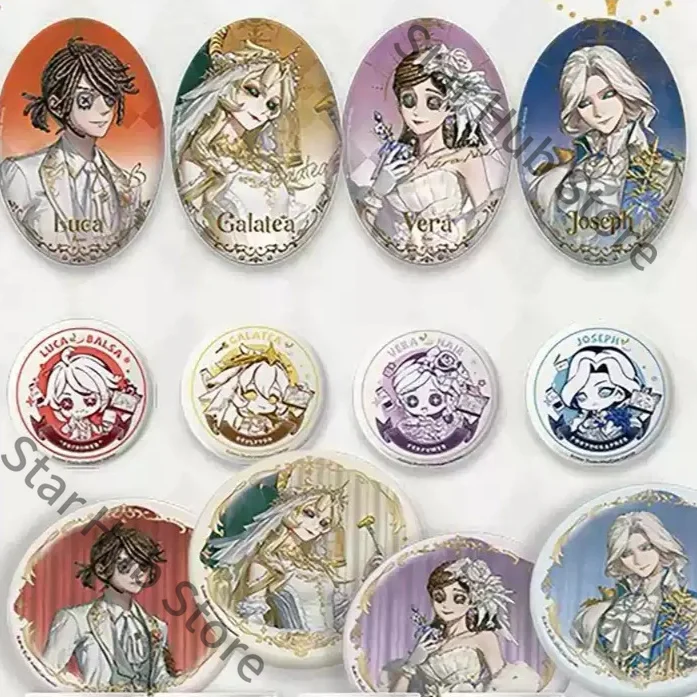 Identity V Prisoner Sculptor Q Version Tinplate Badge Coaster Acrylic Clock in Stick Cosplay Official Legal Copy Kawaii Gifts