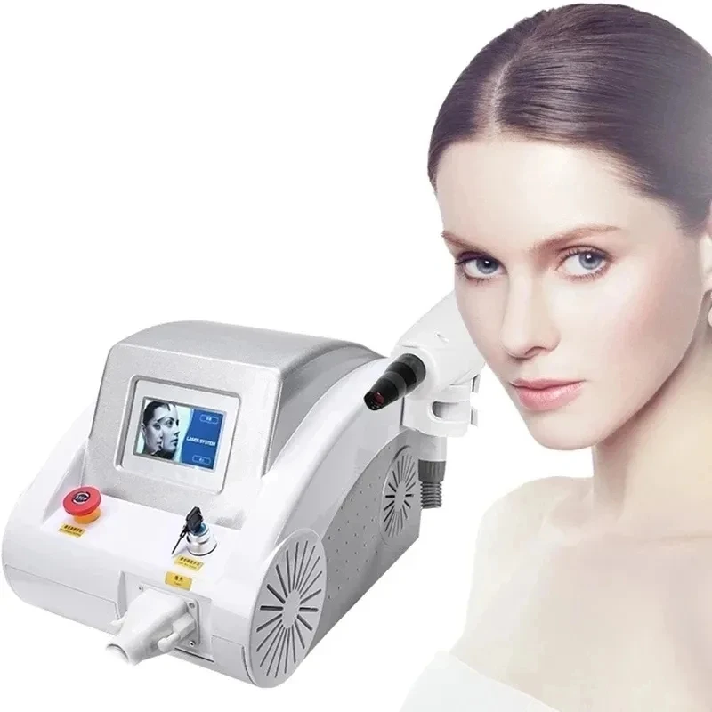 Best seller Laser Beauty Machine Portable Q-switch ND YAG Laser Tattoo Removal rimozione della pigmentazione Peeling al carbonio