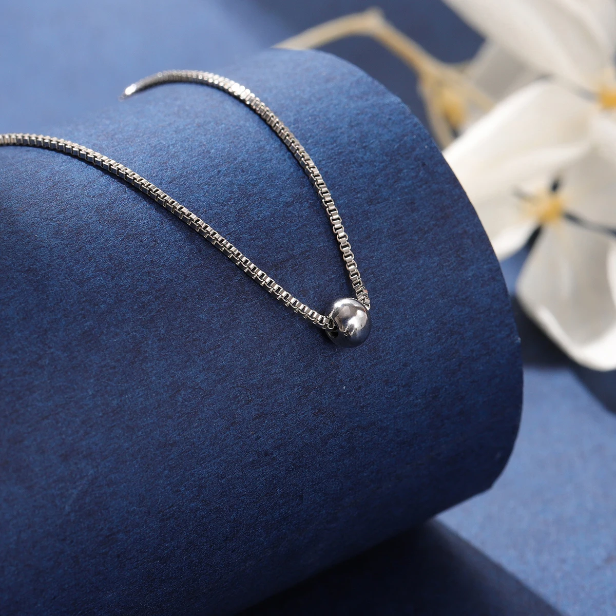 

Новые модные простые ожерелья с подвеской из стерлингового серебра 925 пробы XL153