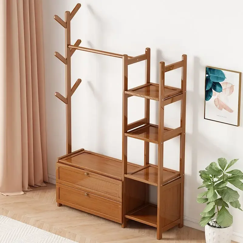 Coat Rack Clothes Hanger Floor-standing Vertical Bedroom Clothes Hanger Household Storage Rack Room Hanging Clothes Rack