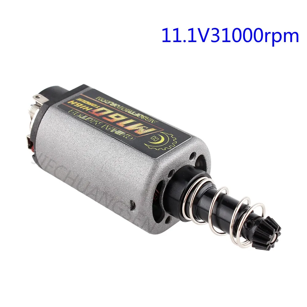 480WA-M160 High-speed High Torque Toy Replaceable Carbon Brush Motor Neodymium Iron Boron 11.1V31000rpm/11.1V25000rpm