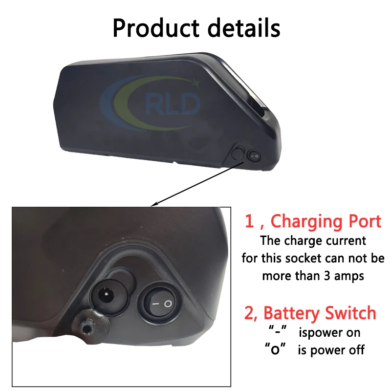 Polly DP-7 21700 Original Samsung LG lithium battery 48V 52V 25Ah 35Ah ebike Battery Downtube Bateria Pack for 1000W-1500W Motor