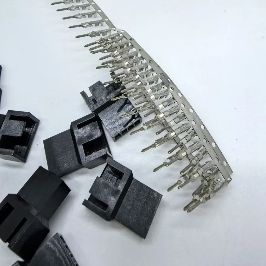 10 sets Computer Cooling Fan Cooler 4Pin Socket Connector Terminal Pin Adapter Joint