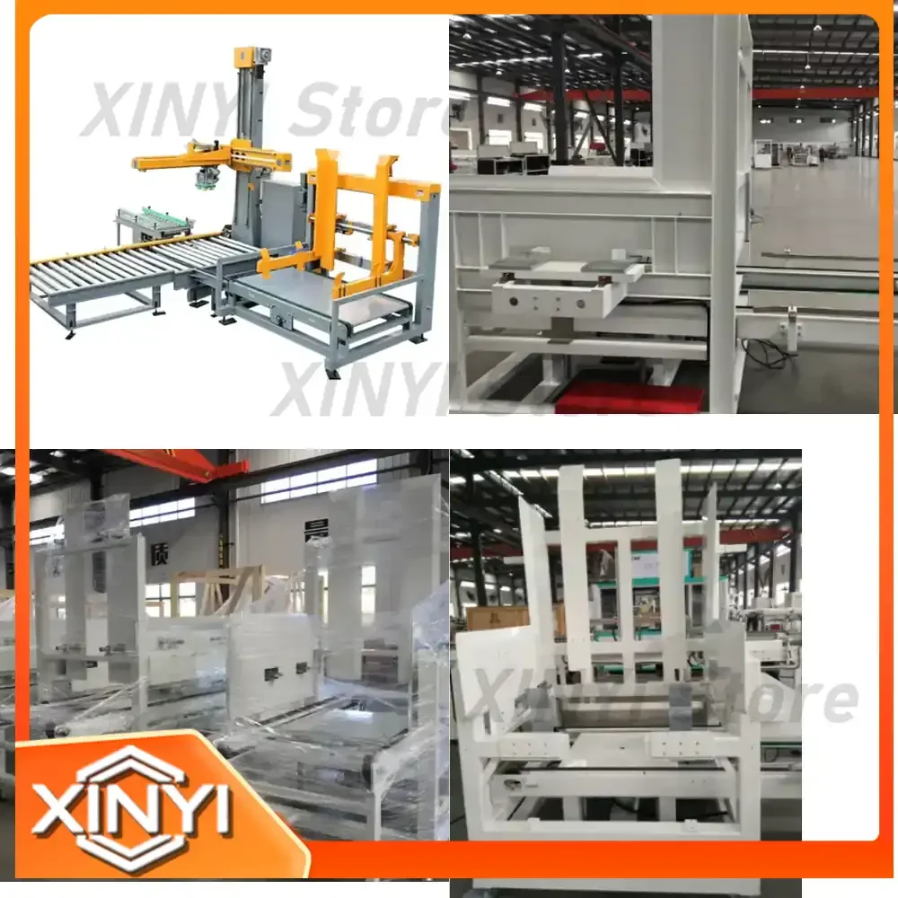Auto Box Palletizer for Carton Coordinate Formula Gantry Palletizing Machine with Stacking Machine Pallet Dispenser and