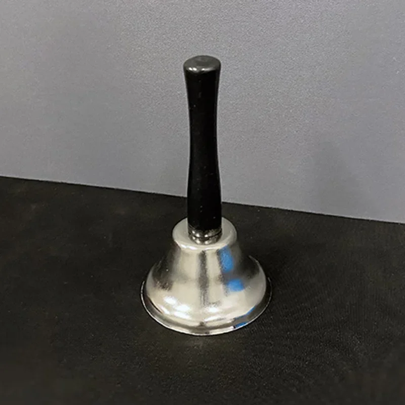 

Ring in the Bell (Silver) Magic Tricks Borrowed Ring Flight Vanish Appear in Bell Close-up Illusions Gimmicks Mentalism Props