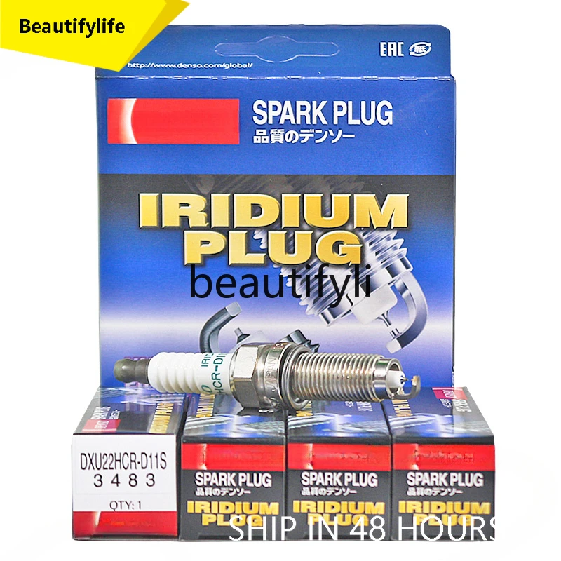 

cqy DENSO DXU22HCR-D11S adaptable xrv crv double needle iridium spark plug