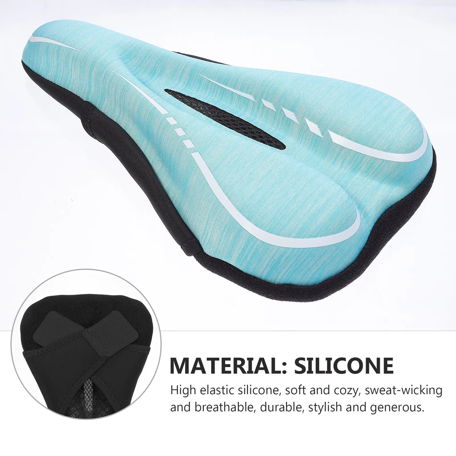 

Универсальная велосипедная подушка-седло из толстого силикона: комфортный и стильный эргономичный дизайн для шоссейных и горных велосипедов