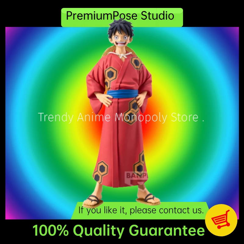 

Совершенно новый в наличии, завод очков DXF One Piece Great Channel Series Wano Luffy Yukata, фигурка, пейзаж, Рождественский подарок