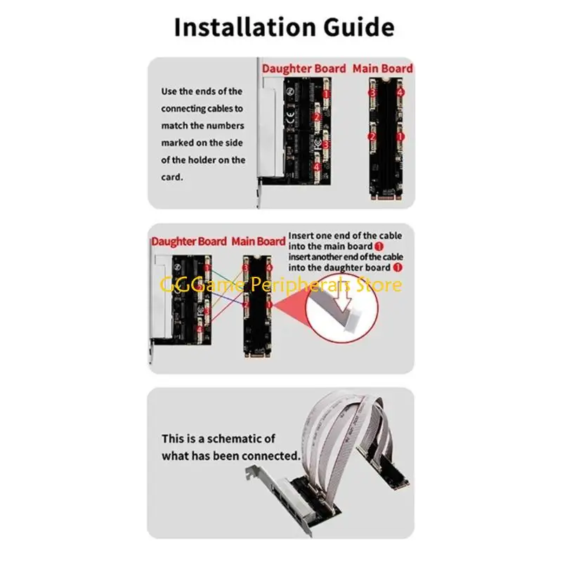 U55B M.2 velocidade (chave B + M) para 4 portas RJ45 Gigabit Ethernet Placa Adaptador 1 Gbps para expansão e