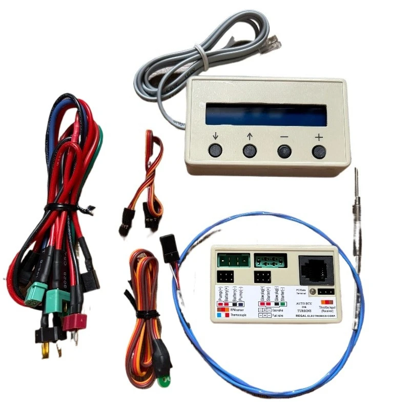 For Turbine Engine ECU Electronic Control System Kit Digital Monitor Display for RC Turbojet Engine Model Accessory