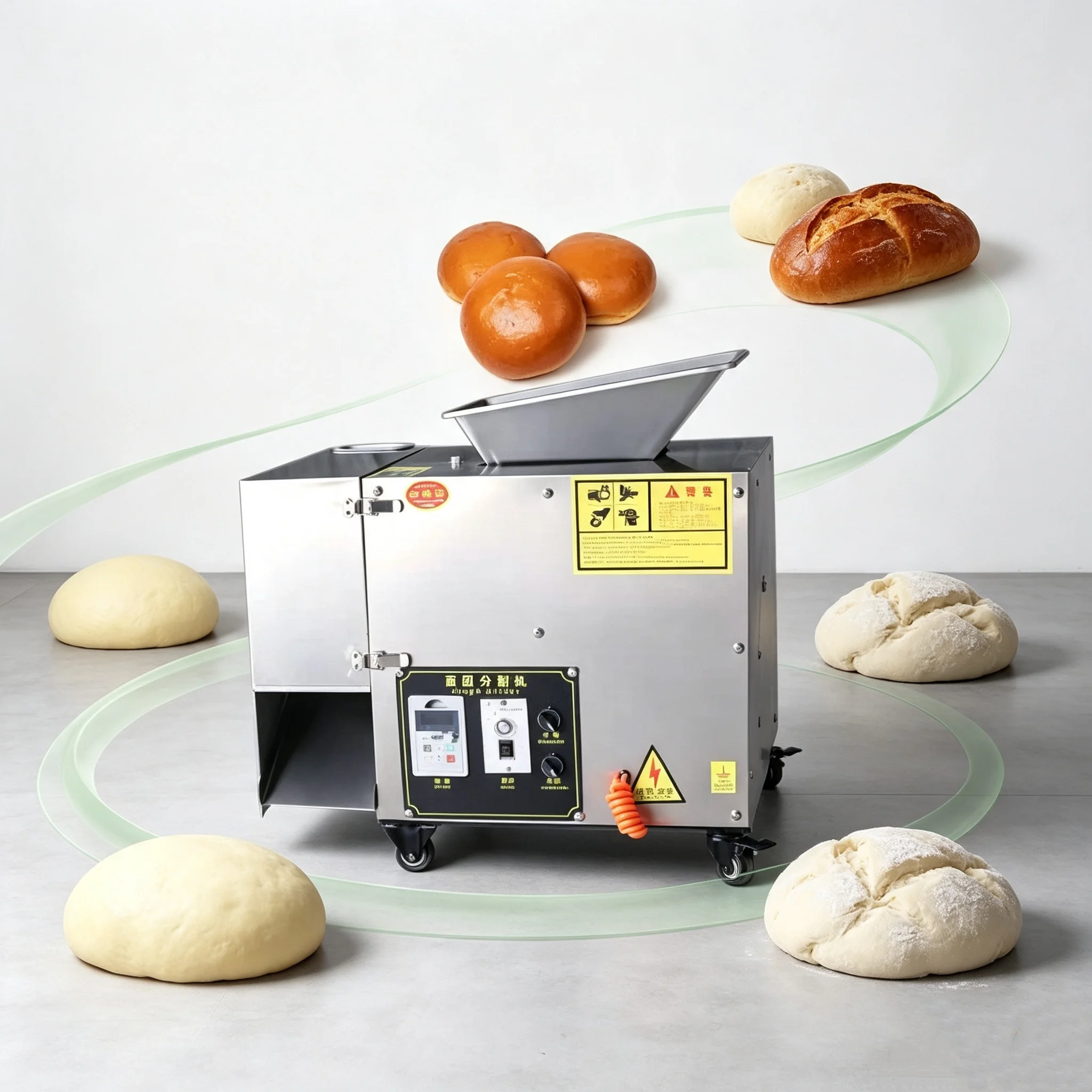 for^Ce Certificate Dough Ball Slicer Cutting Machine Dough Rounder and Divider Machine Round Bread Dough Divider Machine