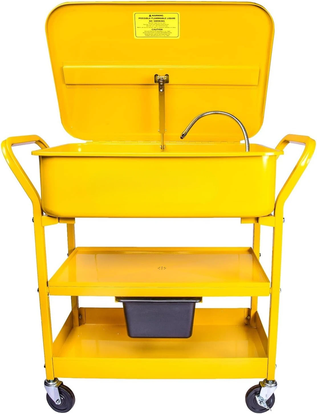 81603 Portable Parts Washer Cart 20-Gallon Tank Solvent Capacity: 12-Gallon