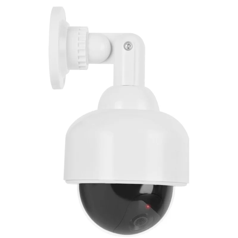 Fake Camera Waterproof Realistic Dummy Surveillance Security Cam With Flashing Red LED Light