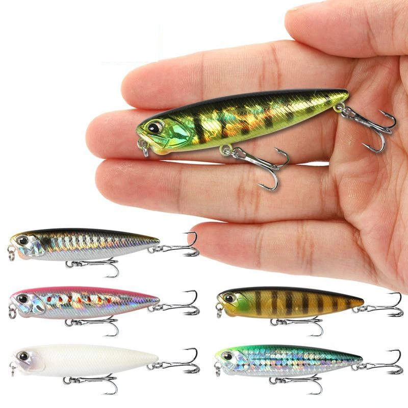 1PCS 5.5G / 11G/ 14.3G Floating Pencil Fishing Lure Top Water Dogs Hard Lures Baits Wobbler Artificial Hard Bait Fishing Tackle