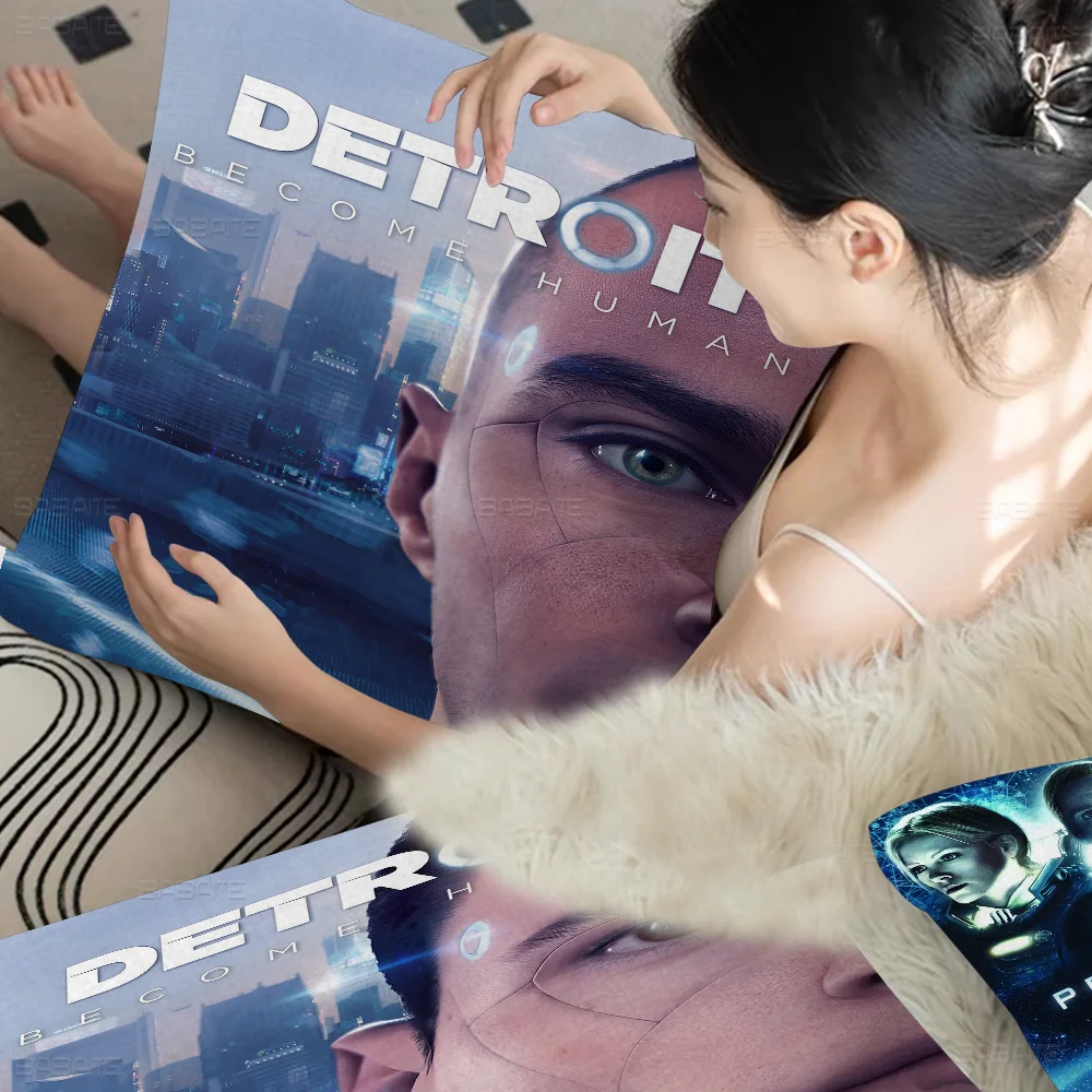 

Detroit Become Human Cushion Cover Pillow Cover Decor Pillowcase Printed Cushion Case For Couch